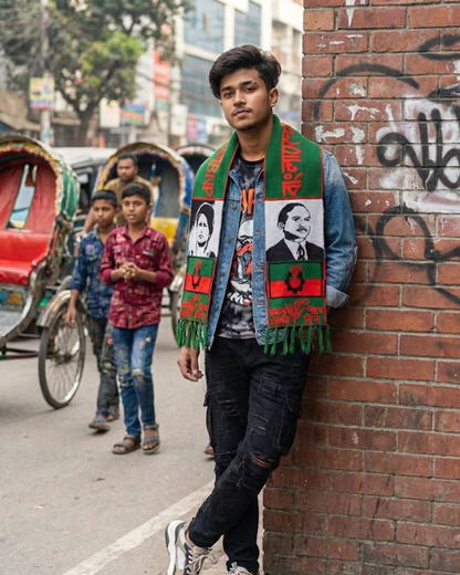 বিএনপি  ছবি সহ মাফলার